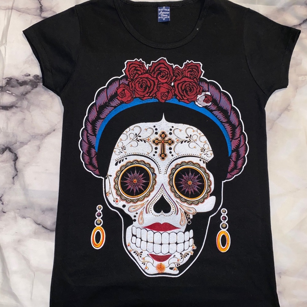 Frida Kahlo Sugarskull T-shirt